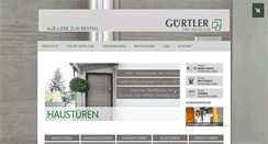 Desktop Screenshot of guertler-gmbh.de
